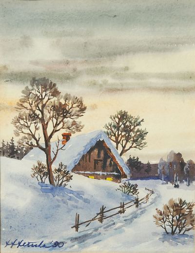 Talvine maastik, H. Heinla